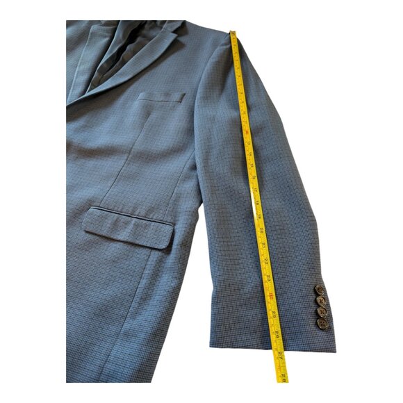 Lauren Ralph Lauren Men’s Big & Tall Blue Suit Jacket Blazer, Sport Coat, 56L - Picture 10 of 11